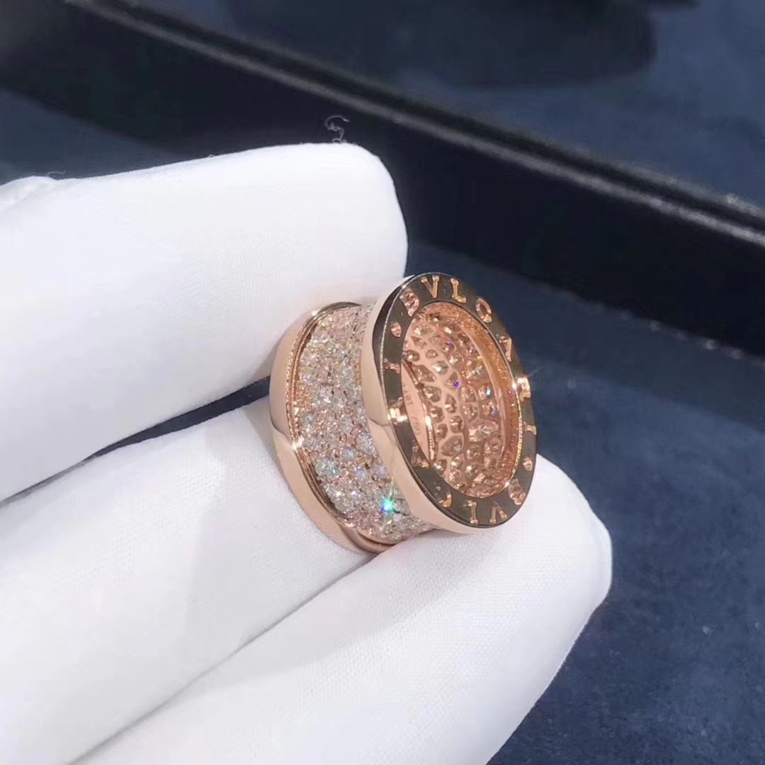 18K rose gold Bvlgari B.zero1 Ring