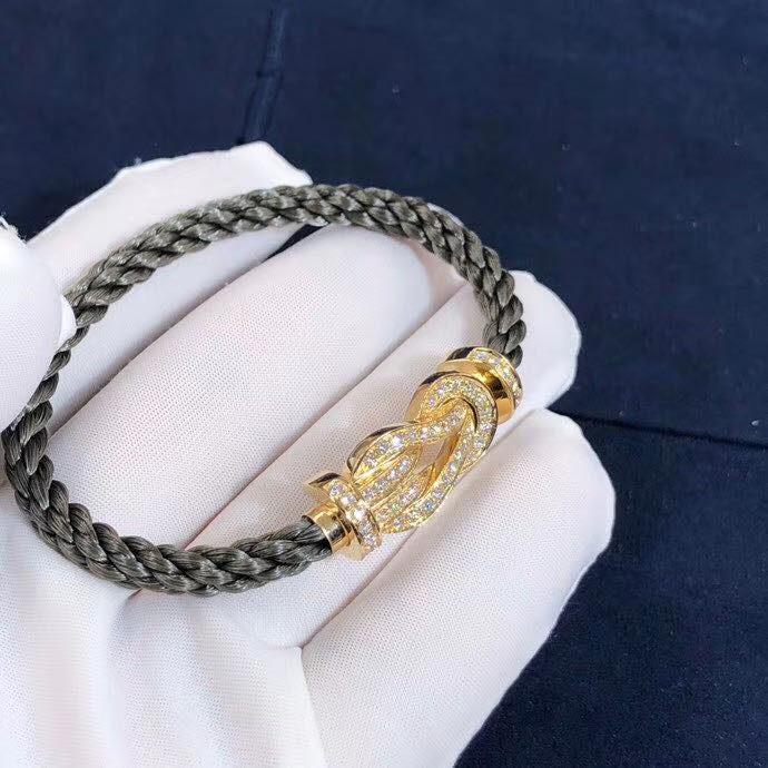 Fred Chance Infinie Series 18K Yellow Gold Full Diamonds Bracelet 0B0103-6B1009